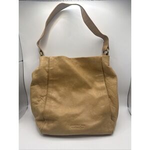 American Leather Co. Easton Hobo Bag Tan Leather Handbag Purse Shoulder Bag P-2